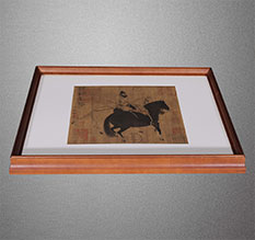 涿鹿书画装裱配框服务案例